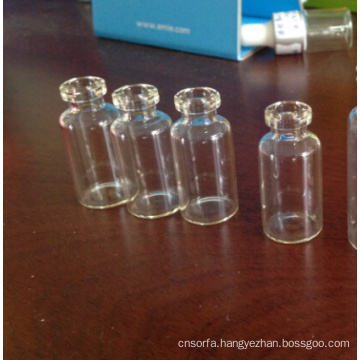 Plain Clear Mini Glass Vial for Cosmetic Packing